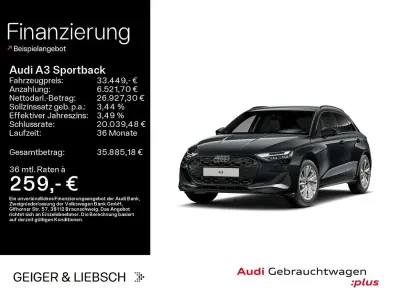 Gebraucht Audi A3 Advanced 150 PS (110 kW) 2025 Grau Limousine