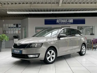 Gebraucht Skoda Rapid Ambition 122 PS (89 kW) 2014 Bezova capuccino/capuccino bei Kleinwagen