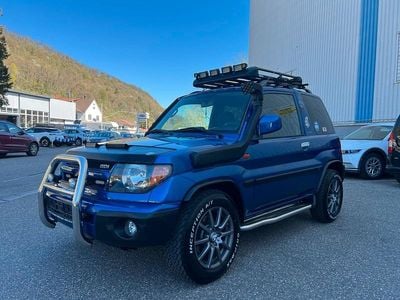 Gebraucht Mitsubishi Pajero Top 120 PS (88 kW) 2001 Blau SUV