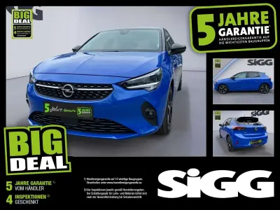 Gebraucht Opel Corsa Elegance 101 PS (74 kW) 2023 Perl blau/voltaik blau Kleinwagen