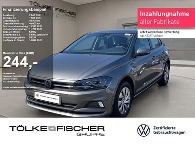 Gebraucht VW Polo Comfortline 95 PS (69 kW) 2018 Grau Kleinwagen