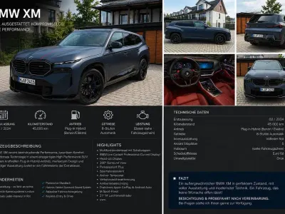 Gebraucht BMW XM Sport Line 653 PS (480 kW) 2024 Grau SUV