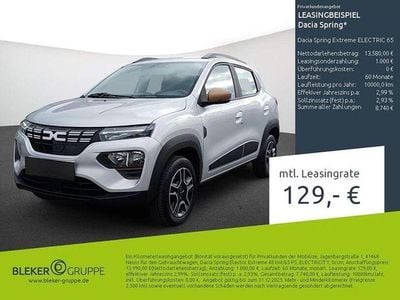 Gebraucht Dacia Spring Extreme 47 kW (65 PS) 2023 Silber Kleinwagen