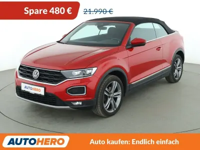 Gebraucht VW T-Roc Cabriolet Style 150 PS (110 kW) 2022 Rot Cabrio