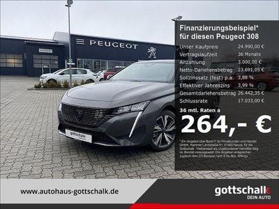 Grau Gebraucht 2023 Peugeot 308 Allure Kombi | 24.990 € (Teuer)