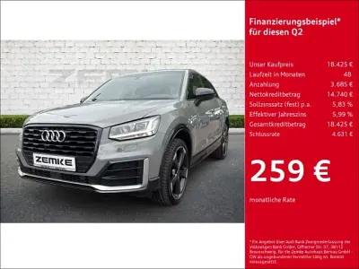 Gebraucht Audi Q2 Design 150 PS (110 kW) 2017 Quantumgrau SUV