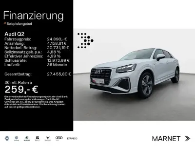 Używany Audi Q2 S-Line 150 KM (110 kW) 2022 Biały SUV