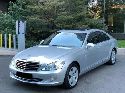 Brugt Mercedes S500 387 HK (284 kW) 2007 Sølv Sedan