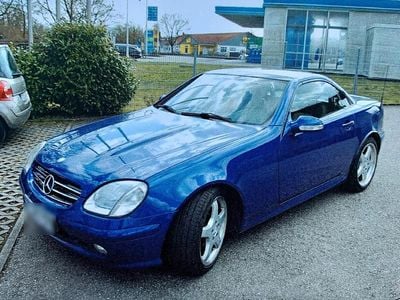 Gebraucht Mercedes SLK320 218 PS (160 kW) 2001 Blau Cabrio