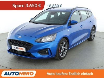 Gebraucht Ford Focus ST-Line 125 PS (91 kW) 2019 Blau Kombi