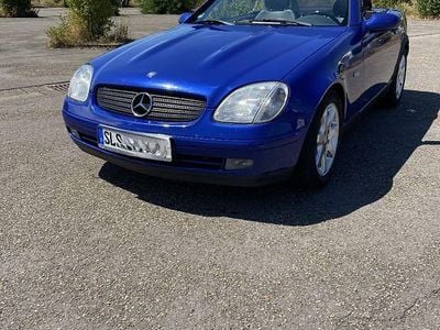 Gebraucht Mercedes SLK200 136 PS (100 kW) 1998 Blau Cabrio