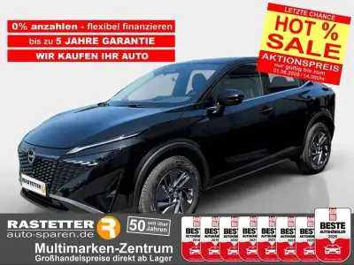 Neu Nissan Qashqai Acenta 158 PS (116 kW) 2026 Schwarz SUV