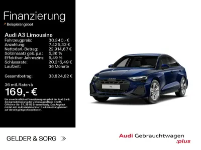 Gebraucht Audi A3 S-Line 150 PS (110 kW) 2025 Navarrablau metallic Limousine