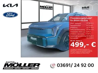 Gebraucht Kia EV9 GT-Line 373 kW (508 PS) 2025 Blau SUV