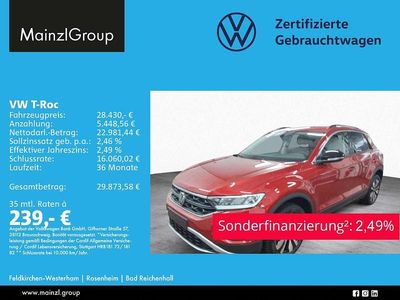 Gebraucht VW T-Roc Goal 150 PS (110 kW) 2024 Kings red metallic (metallic) SUV