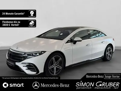 Brugt Mercedes EQS500 AMG 330 kW (449 HK) 2024 Hvid Sedan