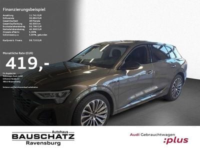 Gebraucht Audi Q8 e-tron S-Line 300 kW (408 PS) 2024 Grau SUV