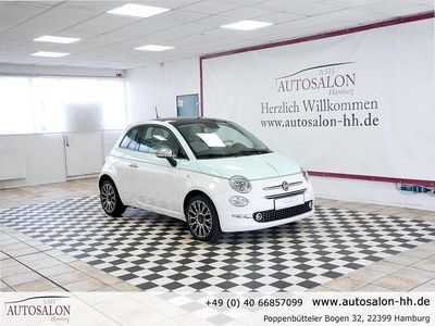 Gebraucht Fiat 500 Collezione 69 PS (50 kW) 2019 Gelato weiß und tau grün Limousine