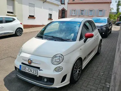 Gebraucht Abarth 500 219 PS (161 kW) 2008 Weiß Kleinwagen