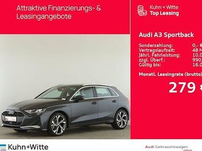 Grau Gebraucht 2025 Audi A3 Advanced Limousine | 33.725 € (Superpreis)