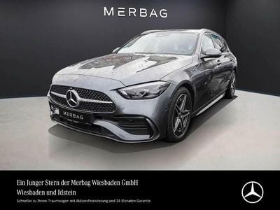 Gebraucht Mercedes C300 AMG line 288 PS (211 kW) 2023 Selenitgrau Kombi