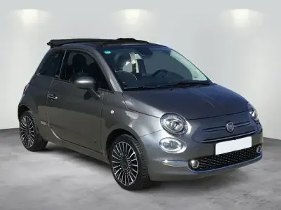 Brugt Fiat 500C Lounge 69 HK (50 kW) 2019 Grå Cabriolet