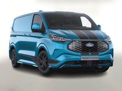 Neu Ford E-Transit Sport 160 kW (218 PS) 2026 Digital aqua blue metallic Van