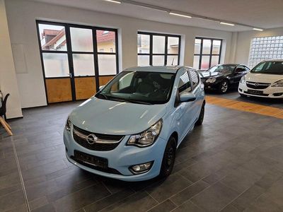 Occasion Opel Karl Exklusiv 75 PK (55 kW) 2015 Blauw Hatchback