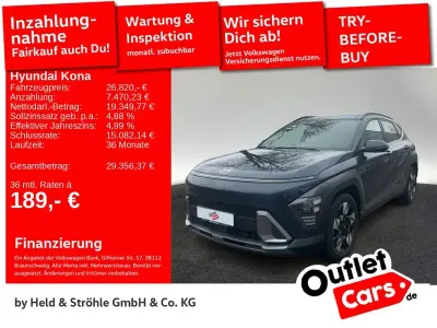 Occasion Hyundai Kona Prime 199 ch (146 kW) 2024 Bleue SUV
