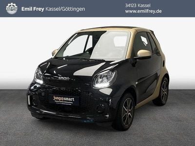 Gebraucht Smart ForTwo Electric Drive Passion 60 kW (82 PS) 2021 Bodypanels schwarz/tridion gol Cabrio