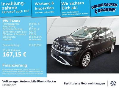 Usata VW T-Cross Goal 95 CV (69 kW) 2025 Nero SUV