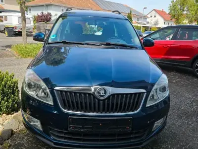 Used Skoda Roomster 86 HP (63 kW) 2014 Blue Minivan