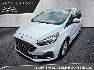 Gebraucht Ford S-MAX Titanium 190 PS (139 kW) 2022 Weiß Van / Kleinbus