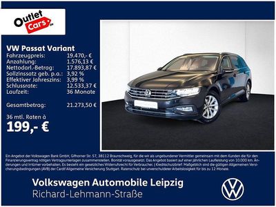 Gebraucht VW Passat Business 122 PS (89 kW) 2023 Schwarz Kombi