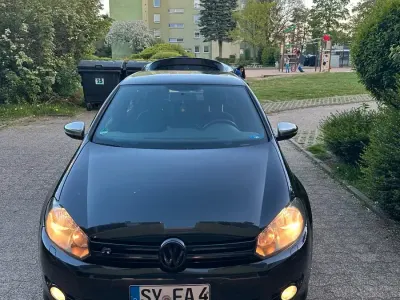 Gebraucht VW Golf VI R-line 122 PS (89 kW) 2008 Schwarz Kleinwagen