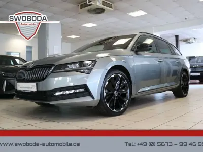 Używany Skoda Superb SportLine 156 KM (114 kW) 2021 Szary Sedan/Limuzyna
