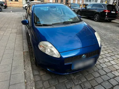 Gebraucht Fiat Grande Punto 2007 Blau Kleinwagen