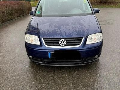 Gebraucht VW Touran 100 PS (73 kW) 2003 Blau Van / Kleinbus