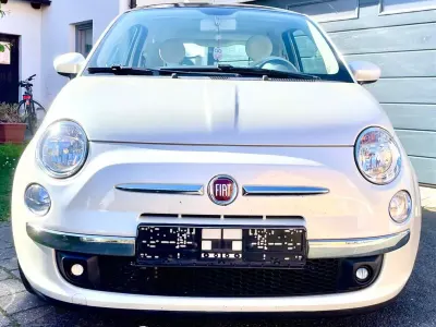 Gebraucht Fiat 500 Lounge 95 PS (69 kW) 2012 Weiß Kleinwagen