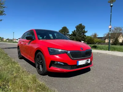 Używany Skoda Scala Style 150 KM (110 kW) 2019 Czerwony Hatchback