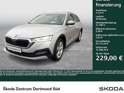Second-hand Skoda Octavia Scout 4x4 150 CP (110 kW) 2022 Argintiu Break