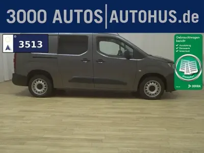 Gebraucht Peugeot Partner 131 PS (96 kW) 2020 Lackierung platinium grau/typ aussenverk (metallic) Van / Kleinbus