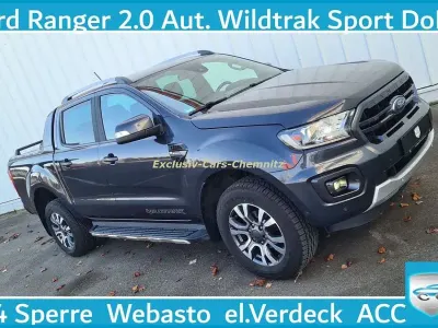 Brugt Ford Ranger Wildtrack 212 HK (155 kW) 2021 Grå Pickup / Ladvogn