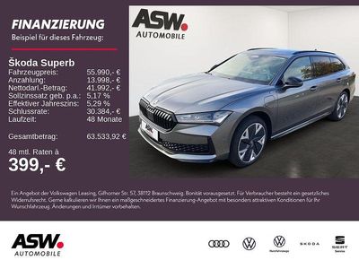 Grau Neu 2025 Skoda Superb SportLine Kombi | 55.990 € (Etwas zu teuer)