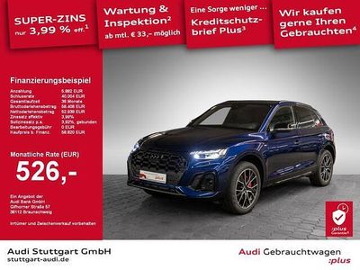 Gebraucht Audi Q5 S-Line 367 PS (269 kW) 2024 Navarrablau metallic SUV