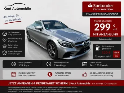 Gebraucht Mercedes C180 AMG 156 PS (114 kW) 2019 Silber Cabrio