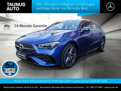 Gebraucht Mercedes CLA250e Shooting Brake AMG Line Premium 218 PS (160 kW) 2023 Spektralblau Kombi