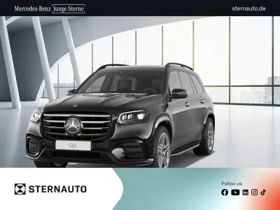Gebraucht Mercedes GLS450 AMG line 367 PS (269 kW) 2025 Obsidianschwarz metallic SUV
