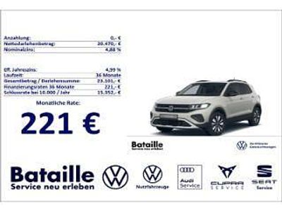 Grau Gebraucht 2025 VW T-Cross Goal SUV | 20.470 € (Guter Preis)