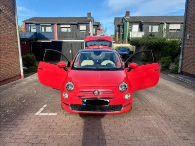 Używany Fiat 500 Lounge 69 KM (50 kW) 2018 Czerwony Hatchback